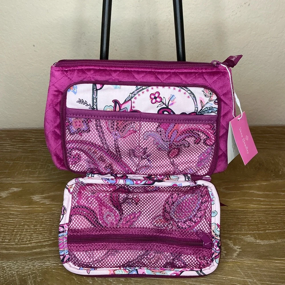 NWT Vera Bradley Majestic Magenta Compact Organizer